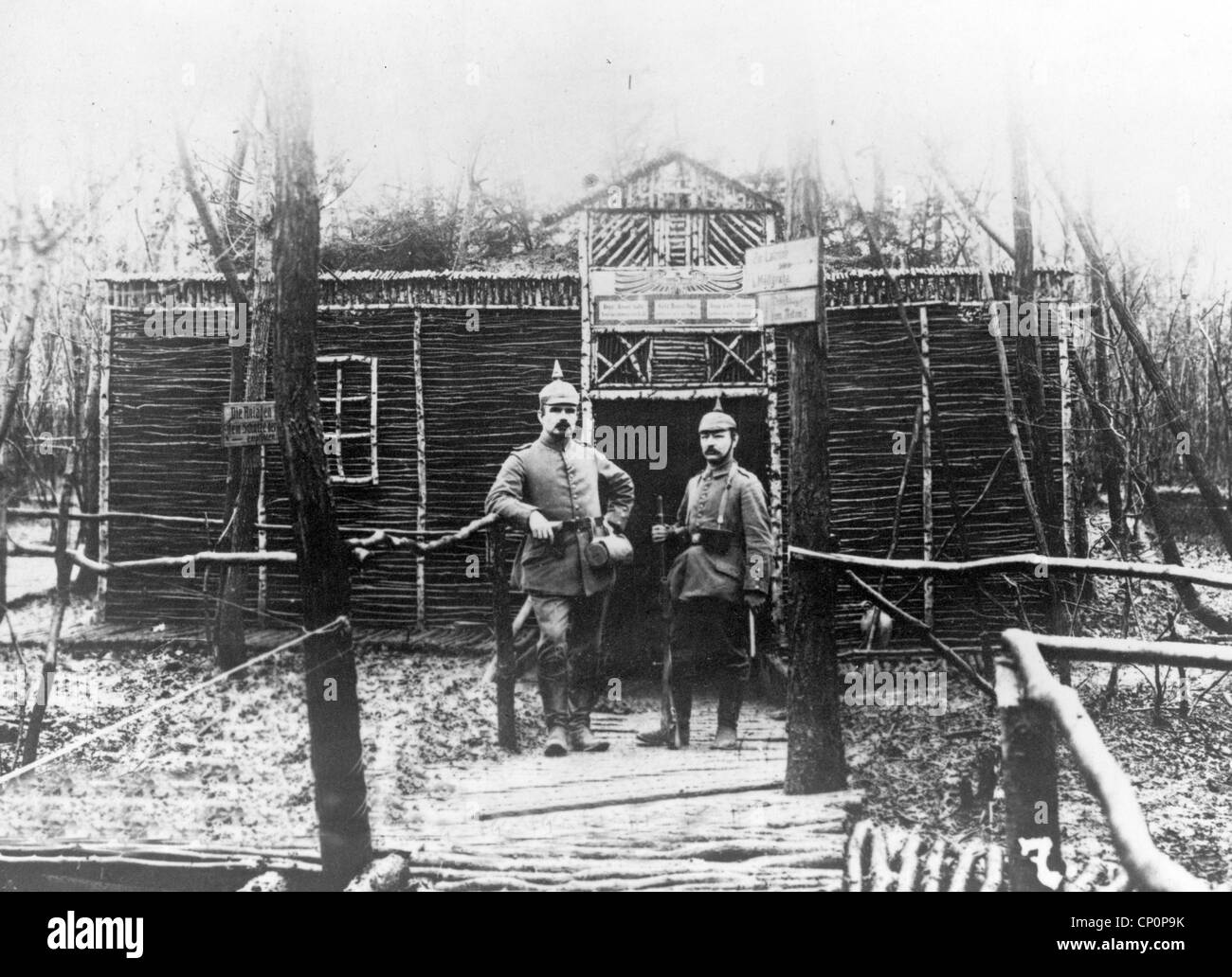 Il tedesco Prima guerra mondiale i soldati dell esercito Foto Stock