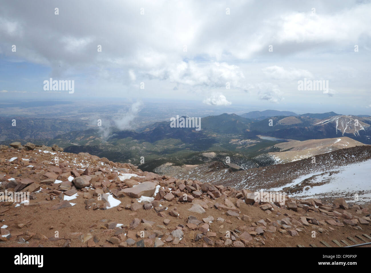 Pikes Peak Foto Stock