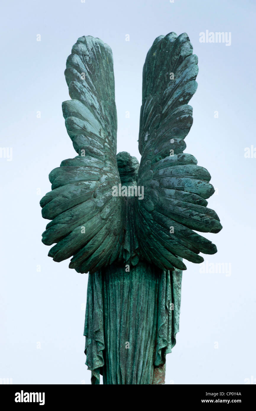 La statua della Pace sul confine di Brighton e Hove in East Sussex. Foto Stock