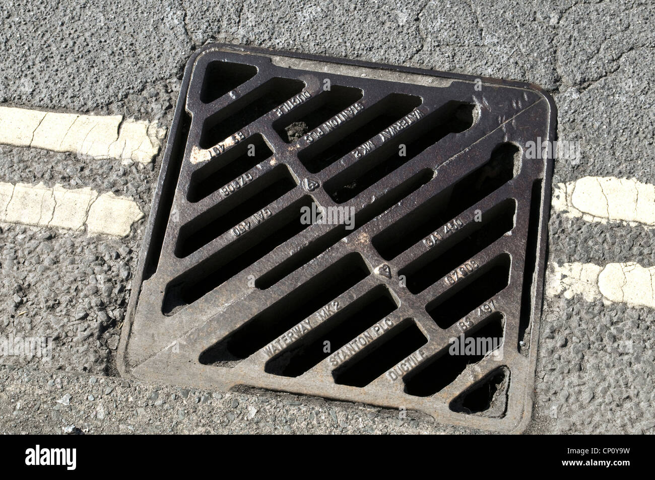 Road-Utility laterale Foto Stock