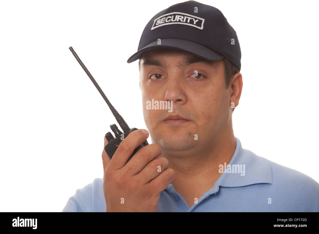 Protezione di sicurezza lato azienda cb walkie-talkie radio Foto Stock