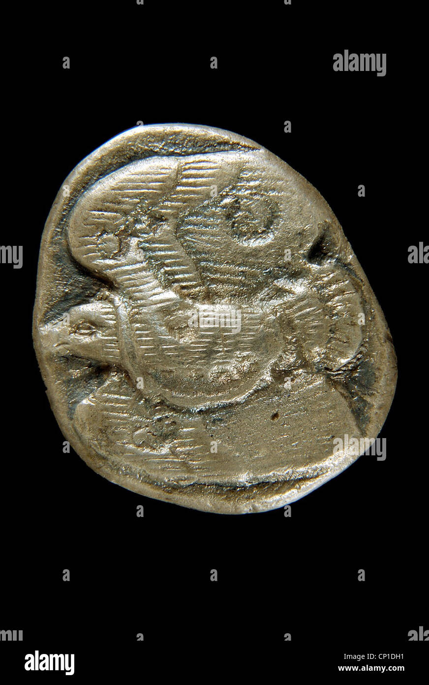Soldi / finanza, monete, mondo antico, Stater, aquila di Zeus, argento, Elis, Olimpia, circa 510 - 471 AC, Museo Kestner, Hannover, storico, storico, Grecia, greco, mintage, animale, clipping, ritaglio, ritaglio, ritaglio, numismatica, mondo antico, diritti aggiuntivi-clearences-non disponibile Foto Stock