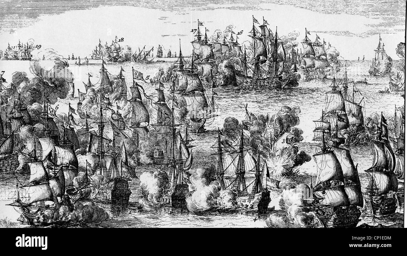 Eventi, nove anni Guerra 1688 - 1697, Battaglia di la Hogue, 29.5.1692, incisione contemporanea di rame di Romain de Hooghe, dettaglio, Barfleur, francese, inglese, battaglia navale, marina, marina, Guerra della Grande Alleanza, Inghilterra, Francia, Manica, XVII secolo, storico, storico, popolo, diritti aggiuntivi-clearences-non disponibile Foto Stock