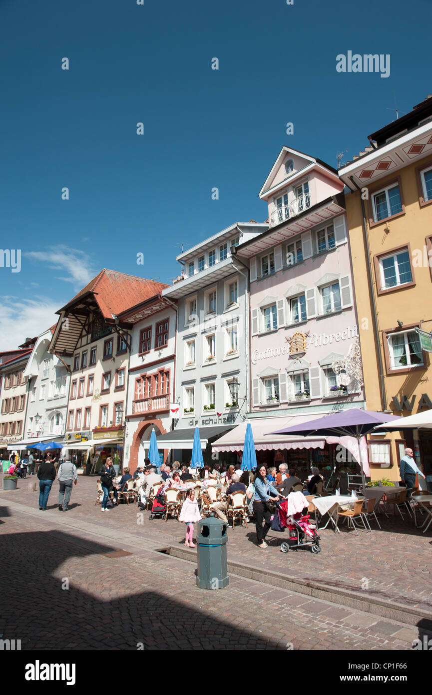 Centro storico della città di Waldshut, Germania, 2012 Foto Stock