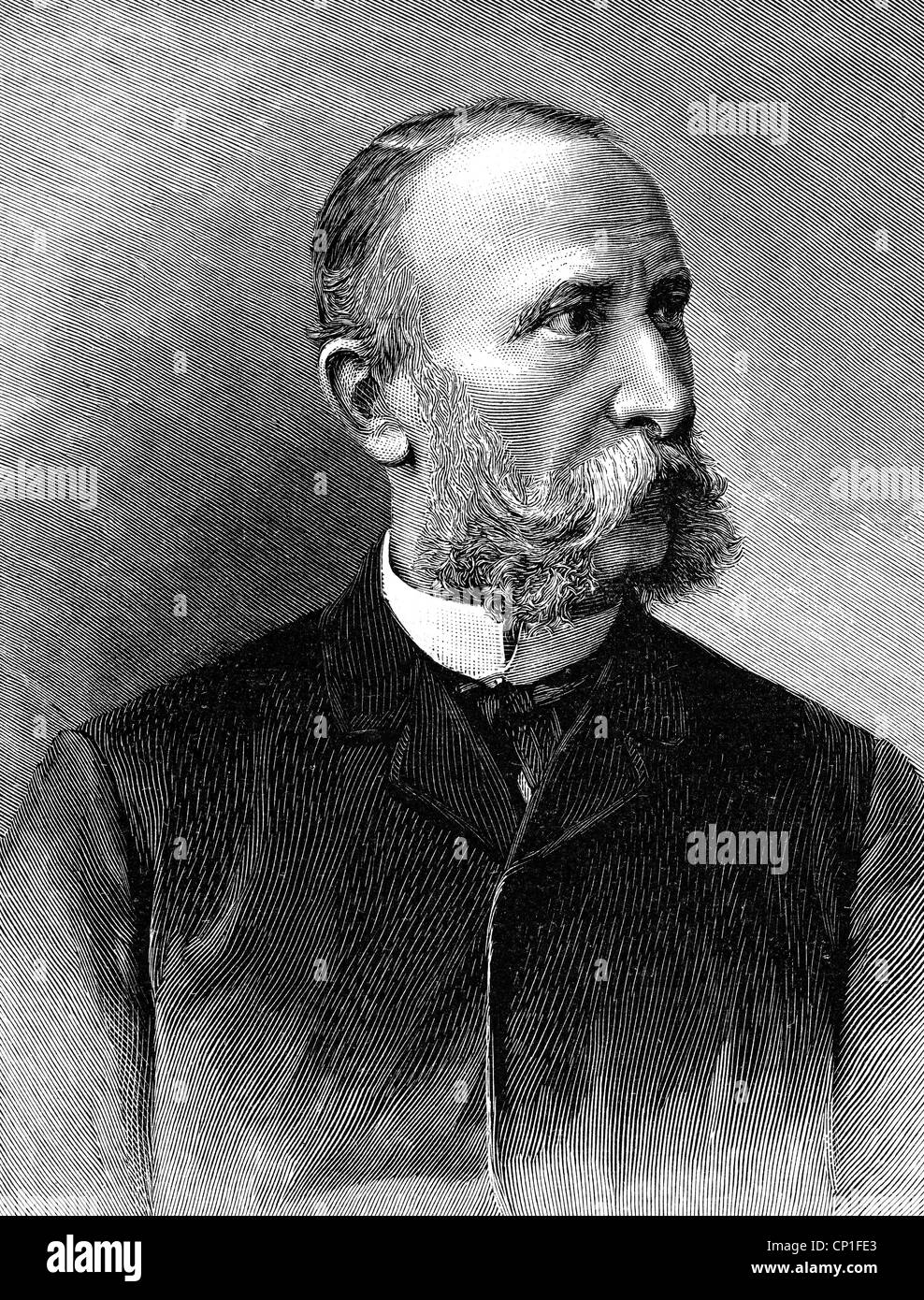 Oehlschlaeger, otto von, 16.5.1831 - 14.1.1904, avvocato e politico tedesco, ritratto, incisione, 19th secolo, Foto Stock