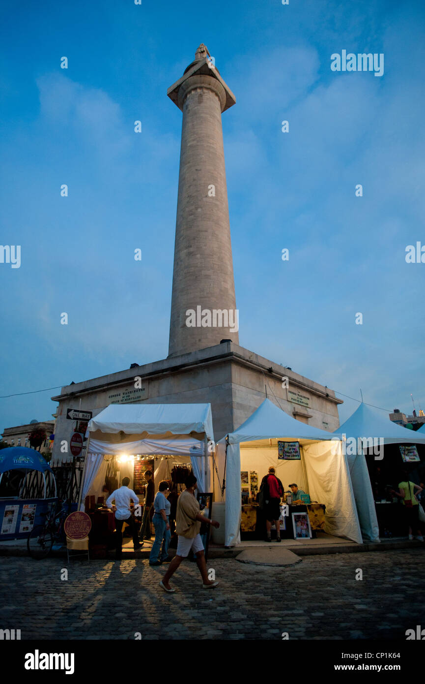 Baltimore Book Festival in Mount Vernon Foto Stock