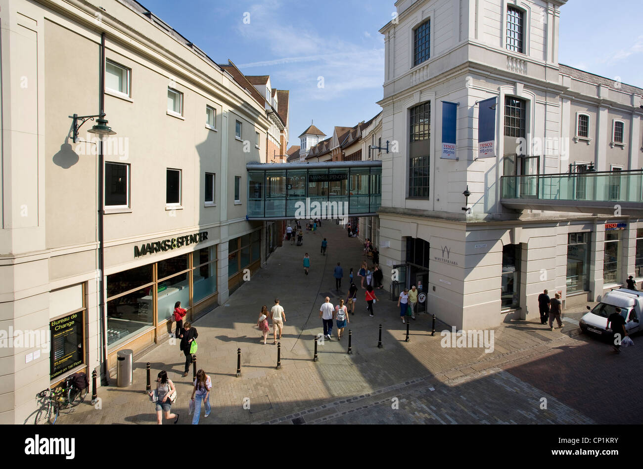 Whitefriars, Rose Square, Canterbury, nel Kent, England, Regno Unito Foto Stock