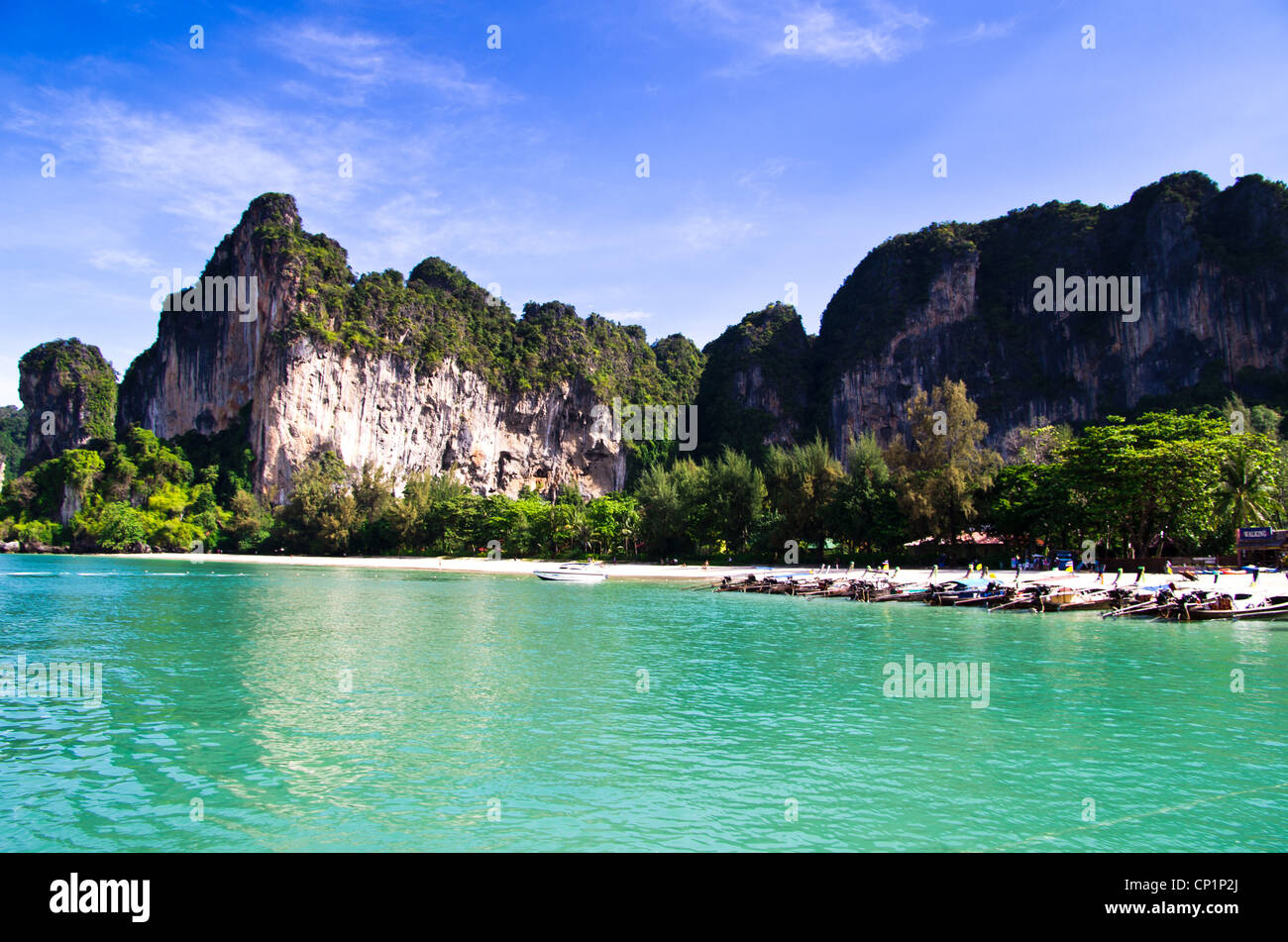 Tropical Beach, sul Mare delle Andamane, Thailandia Foto Stock