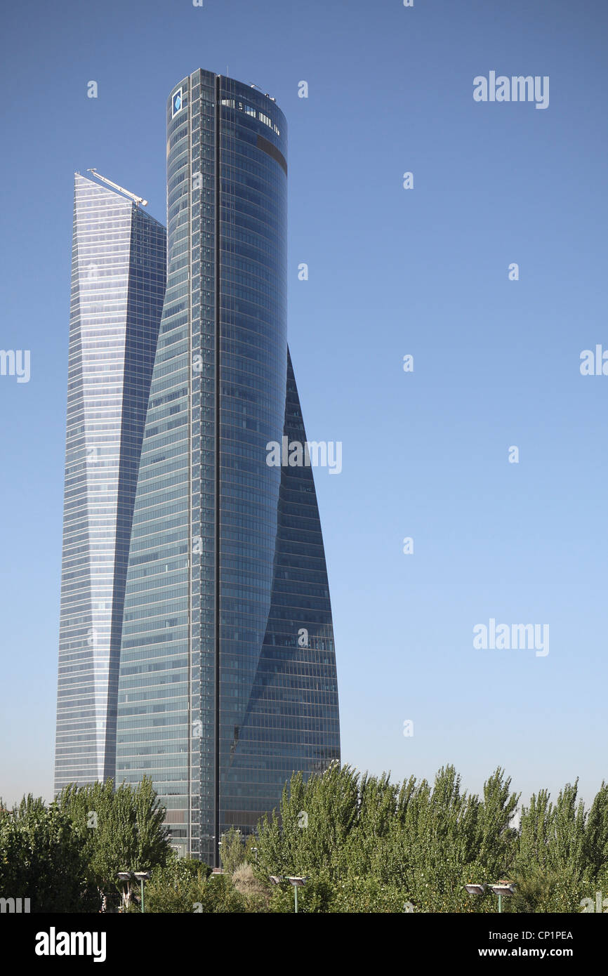 Torre Espacio, Madrid, Spagna. Foto Stock