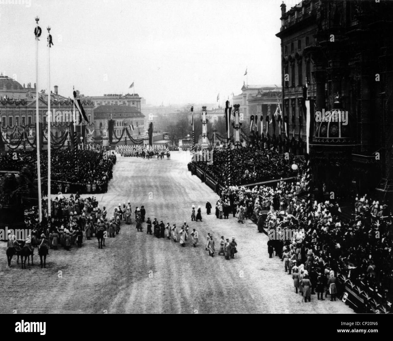 Geografia / viaggio, Germania, Berlino, monumenti, imperatore Guglielmo Monumento Nazionale, cerimonia di inaugurazione, 22.3.1897, diritti aggiuntivi-clearences-non disponibile Foto Stock