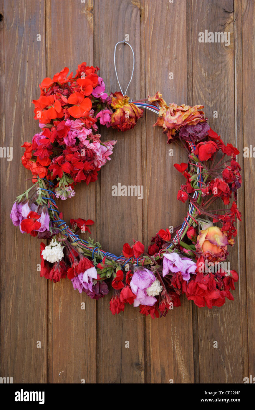 Giorno di maggio corona, Creta, Grecia Foto Stock