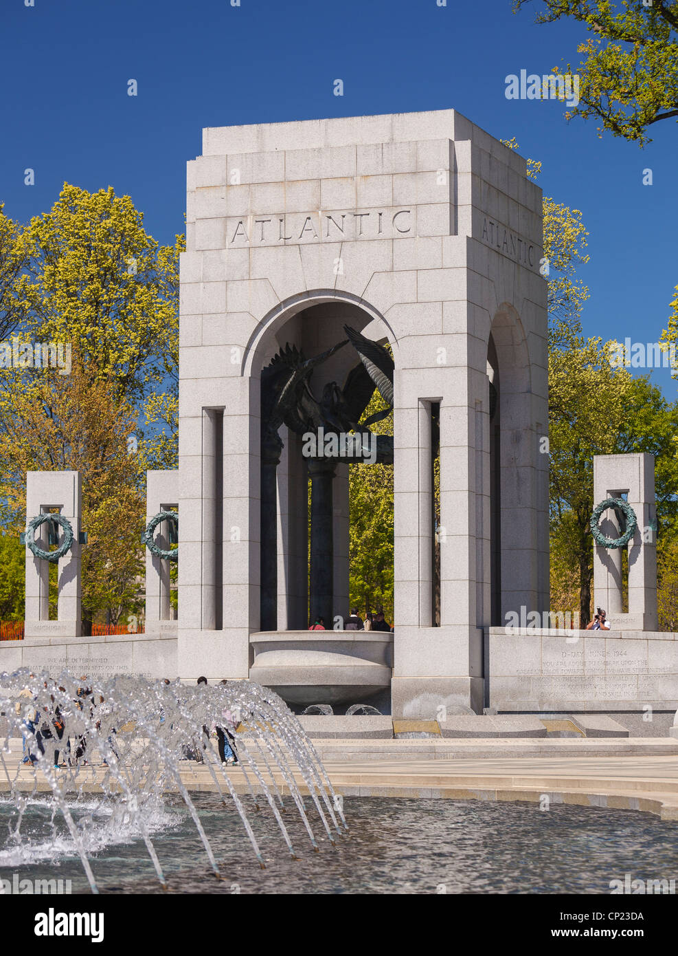 WASHINGTON, DC, Stati Uniti d'America - il Memoriale della Seconda Guerra Mondiale. Foto Stock