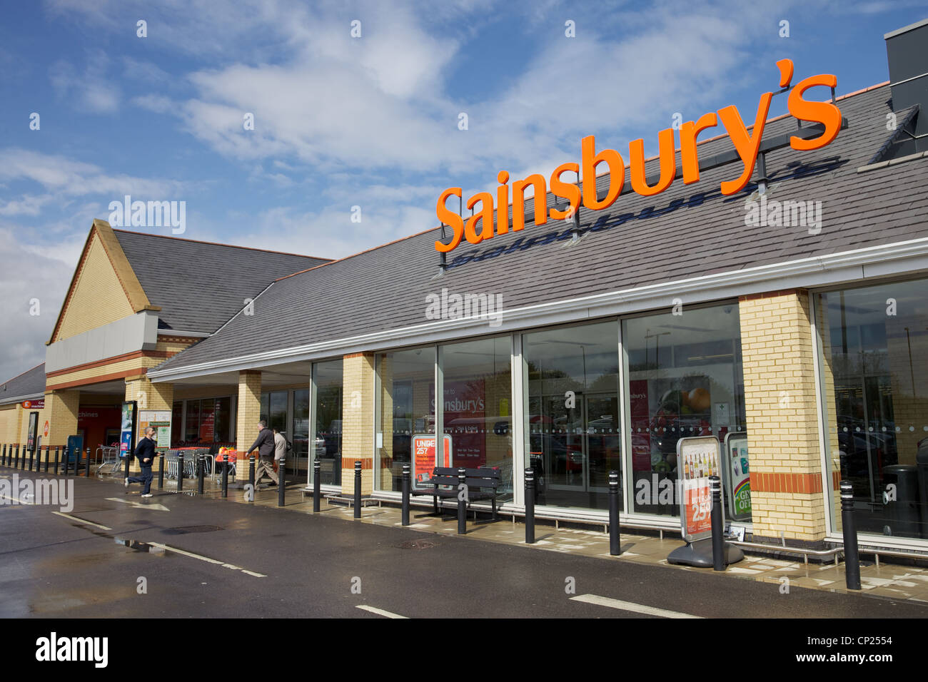 Un Sainsbury's supermercato in Biggleswade, Inghilterra Foto Stock
