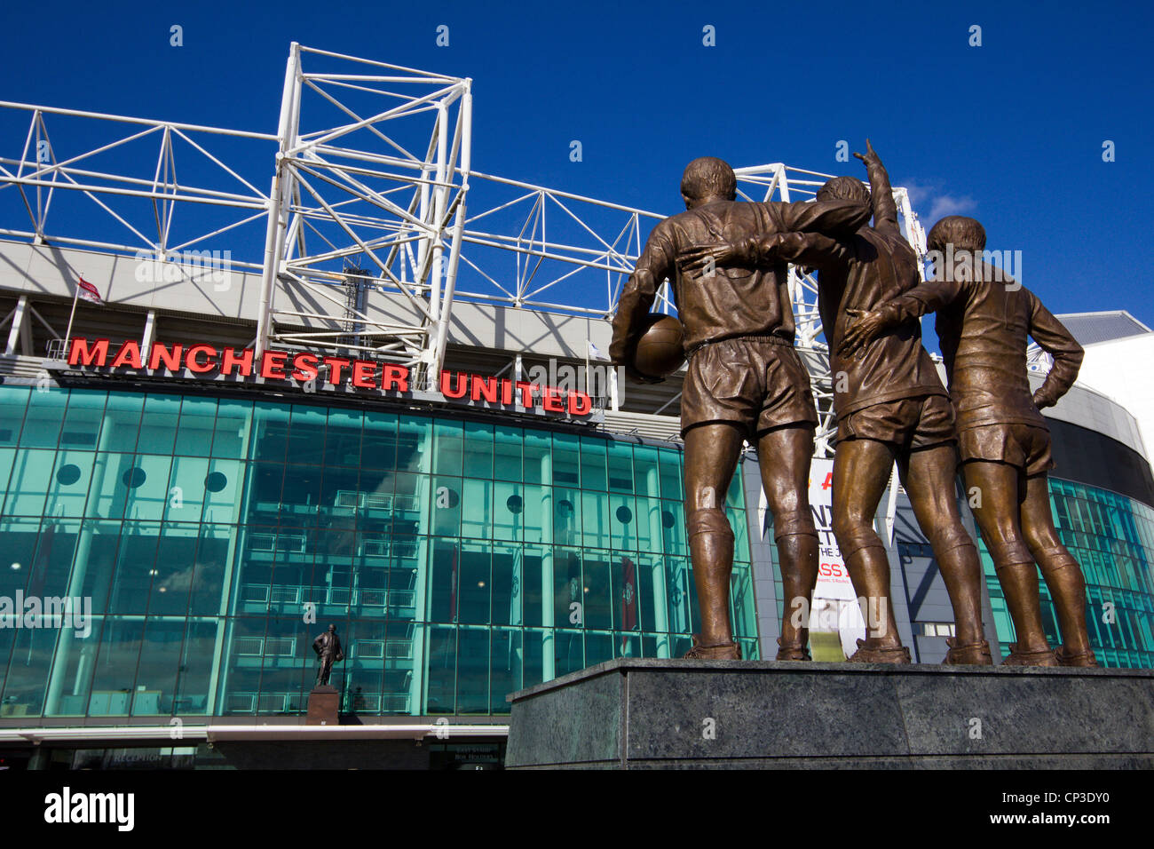 Il Manchester United Football Club Old Trafford, Greater Manchester Midlands England Regno unito Gb Foto Stock
