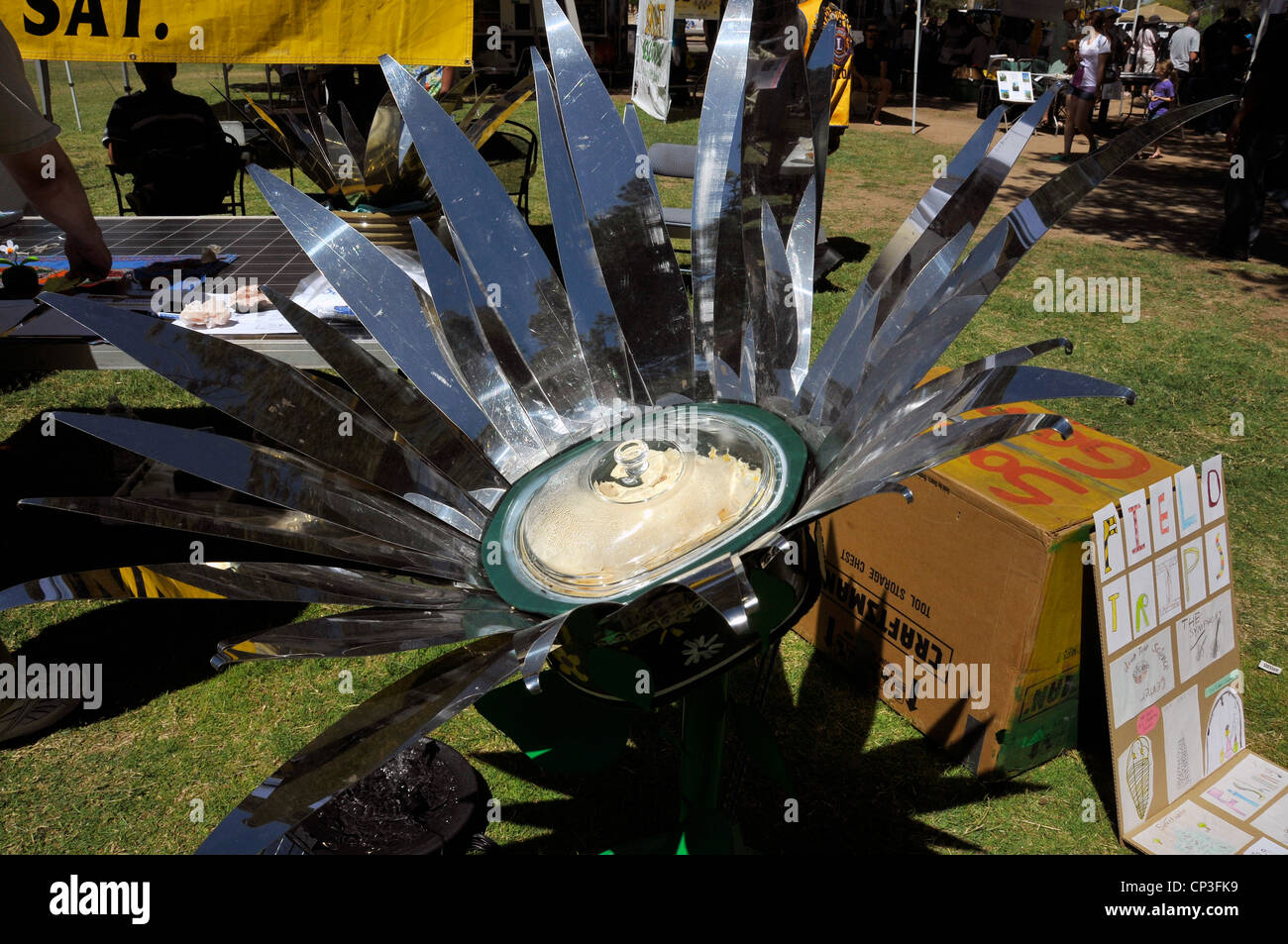 I cittadini per il solare offre un solare all'Earth Day celebrazione in Tucson, Arizona, Stati Uniti. Foto Stock