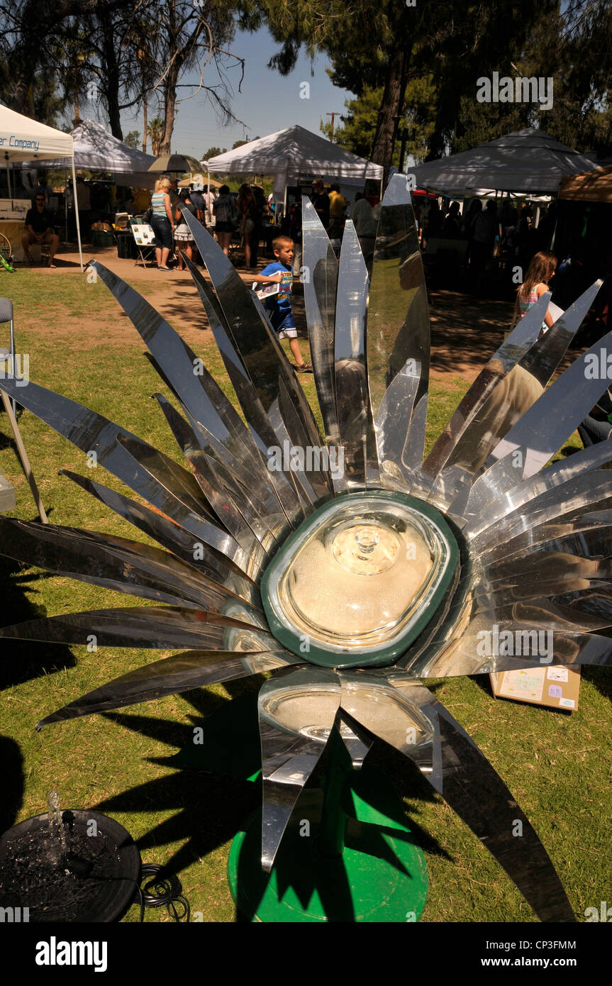 I cittadini per il solare offre un solare all'Earth Day celebrazione in Tucson, Arizona, Stati Uniti. Foto Stock