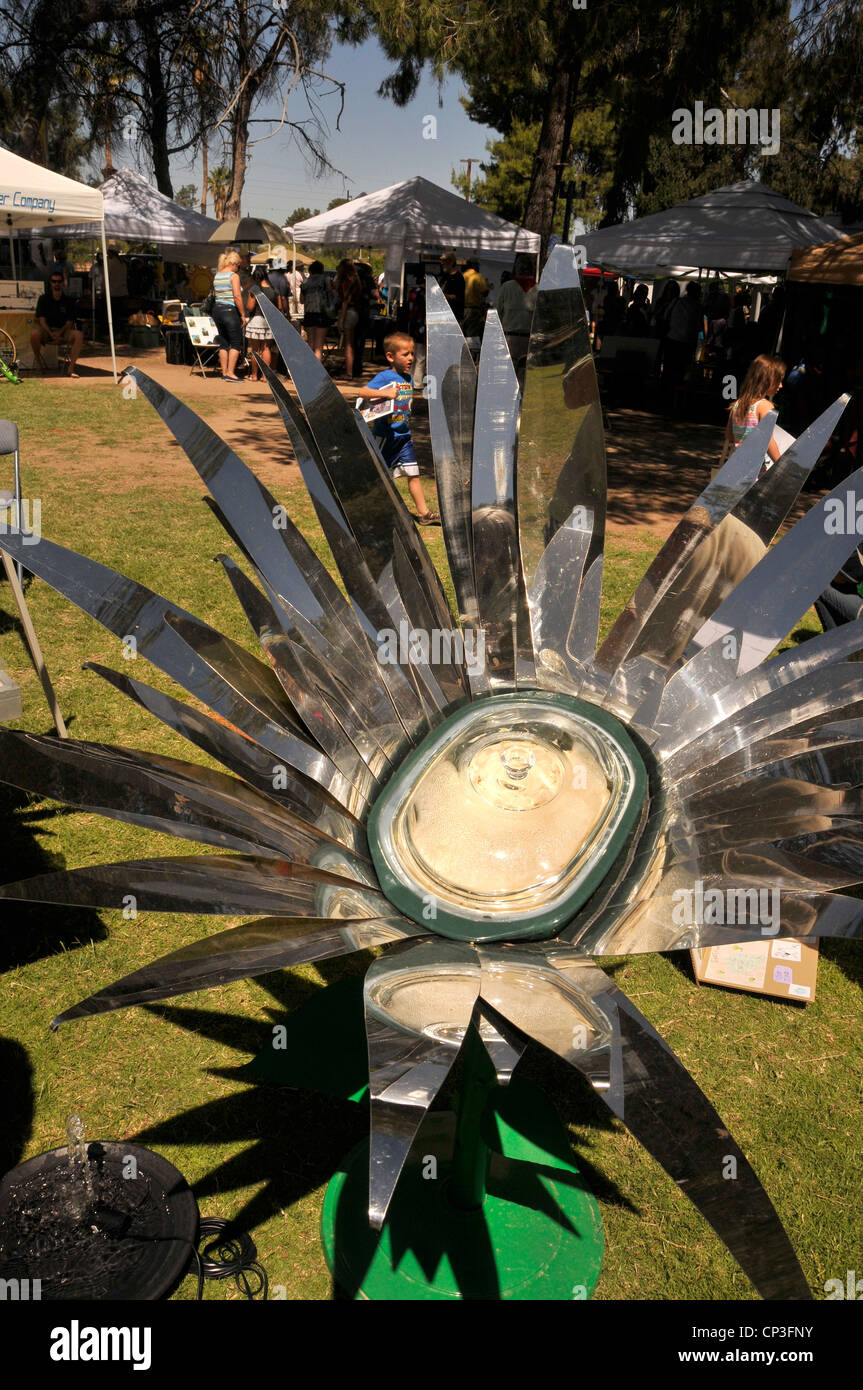 I cittadini per il solare offre un solare all'Earth Day celebrazione in Tucson, Arizona, Stati Uniti. Foto Stock