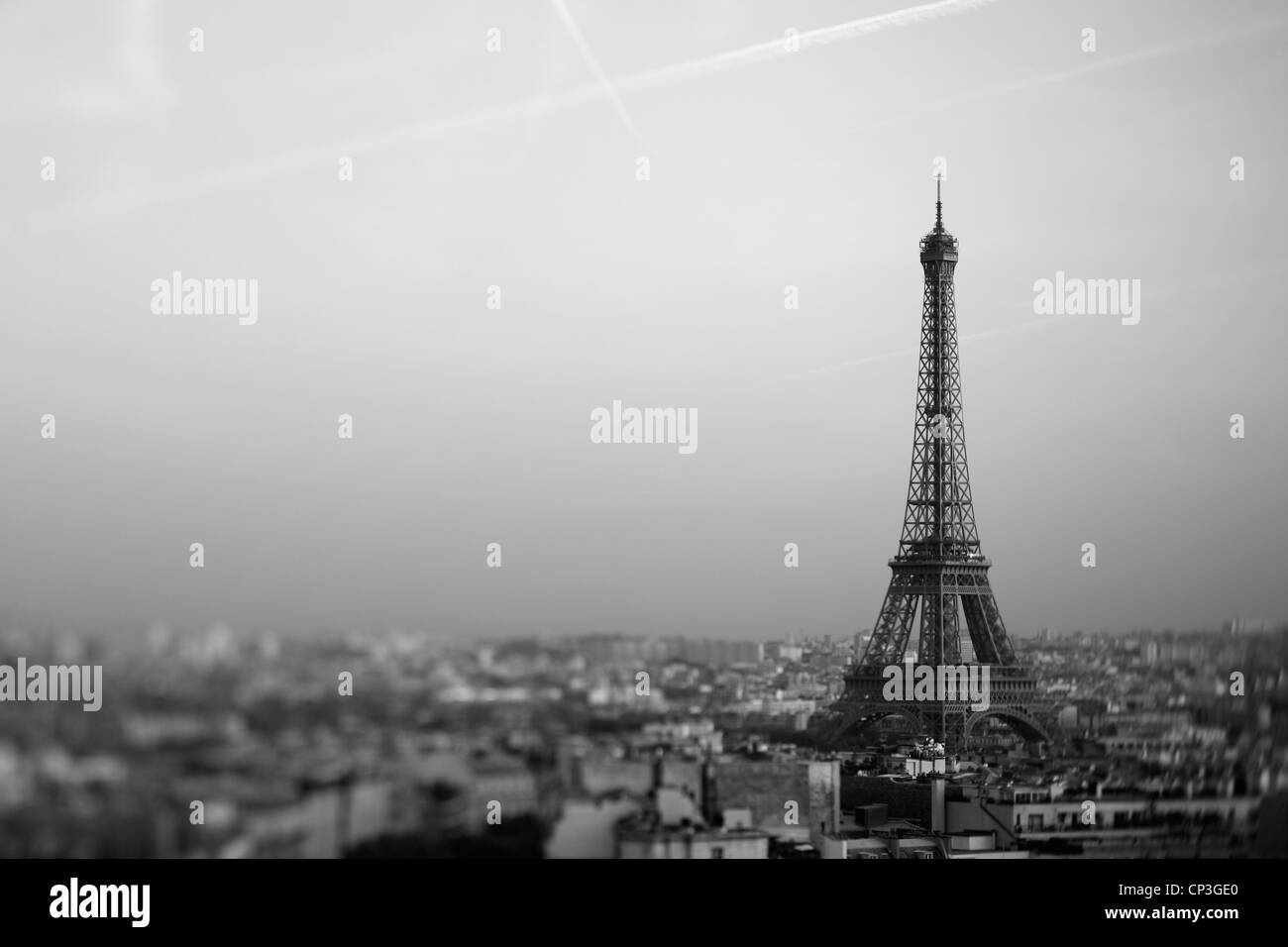 La Torre Eiffel a Parigi Francia Foto Stock