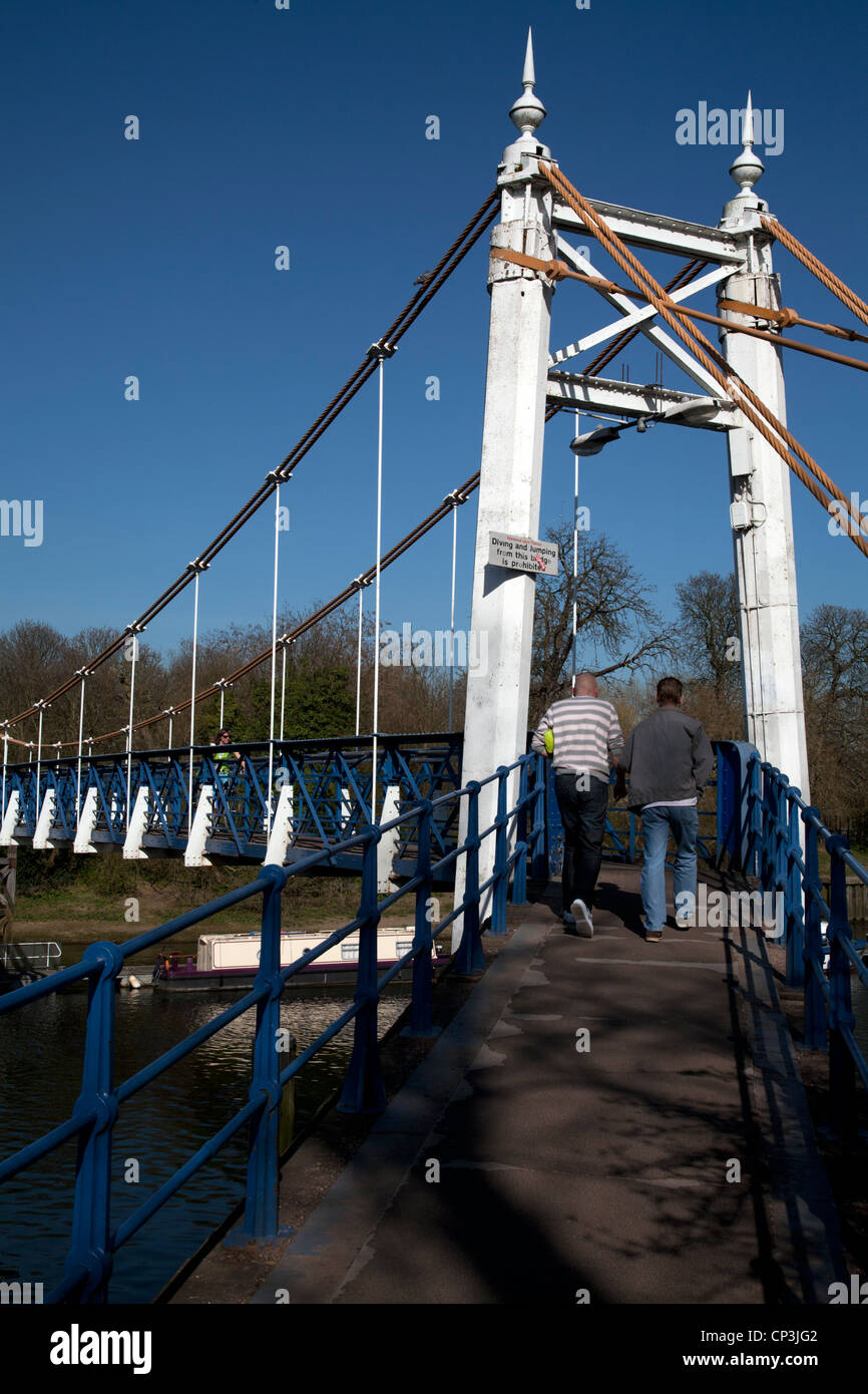 Teddington lock teddington middlesex in Inghilterra Foto Stock