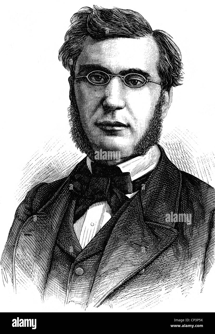 Ollivier, Emille, 2.7.1825 - 20.8.1913, politico francese, primo ministro 27.12.1869 - 9.8.1870, ritratto, incisione in legno, 2nd metà 19th secolo, Foto Stock