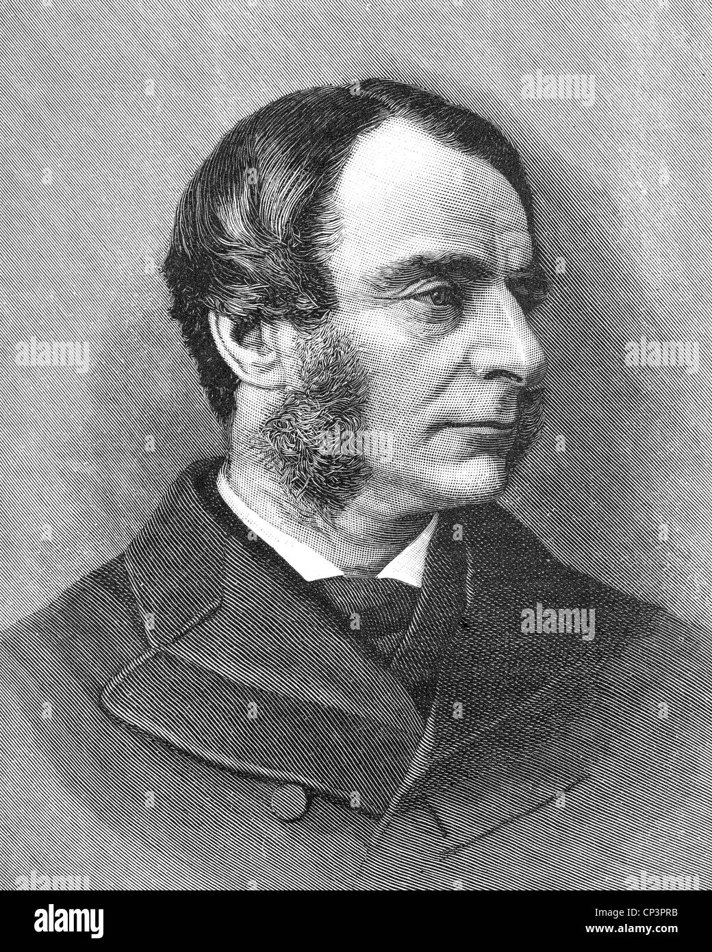 CHARLES KINGSLEY (1819-1875) sacerdote inglese e romanziere più famoso per la Water-Babies nel 1863 Foto Stock