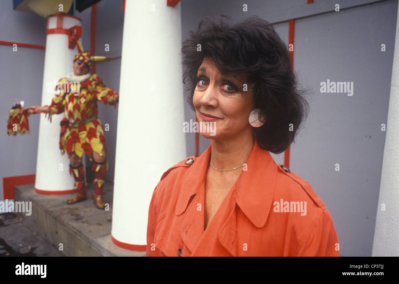 Amanda Barrie ha anche spelto Barry, attrice di Covent Garden London 1990s HOMER SYKES Foto Stock