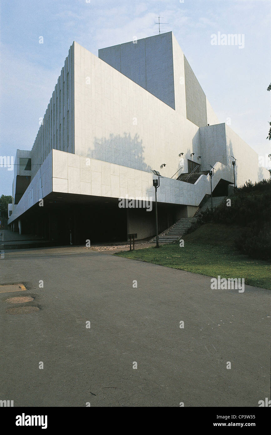 Finlandia HELSINKI FINLANDIA CASA DI ARCHITETTO A. Aalto Foto Stock