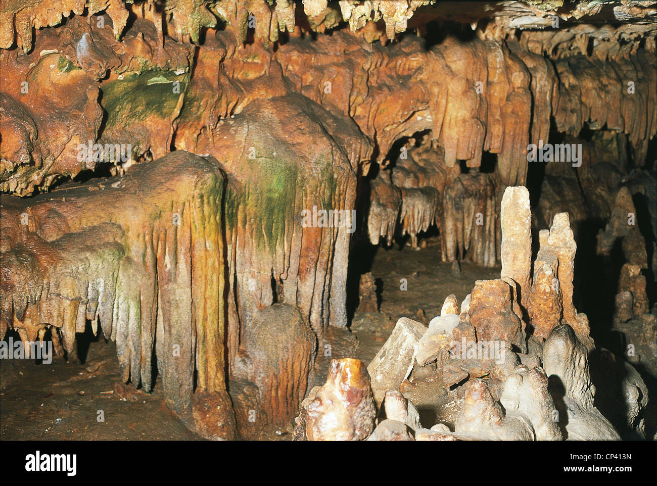 Puglia Grotte di Castellana interni Foto Stock