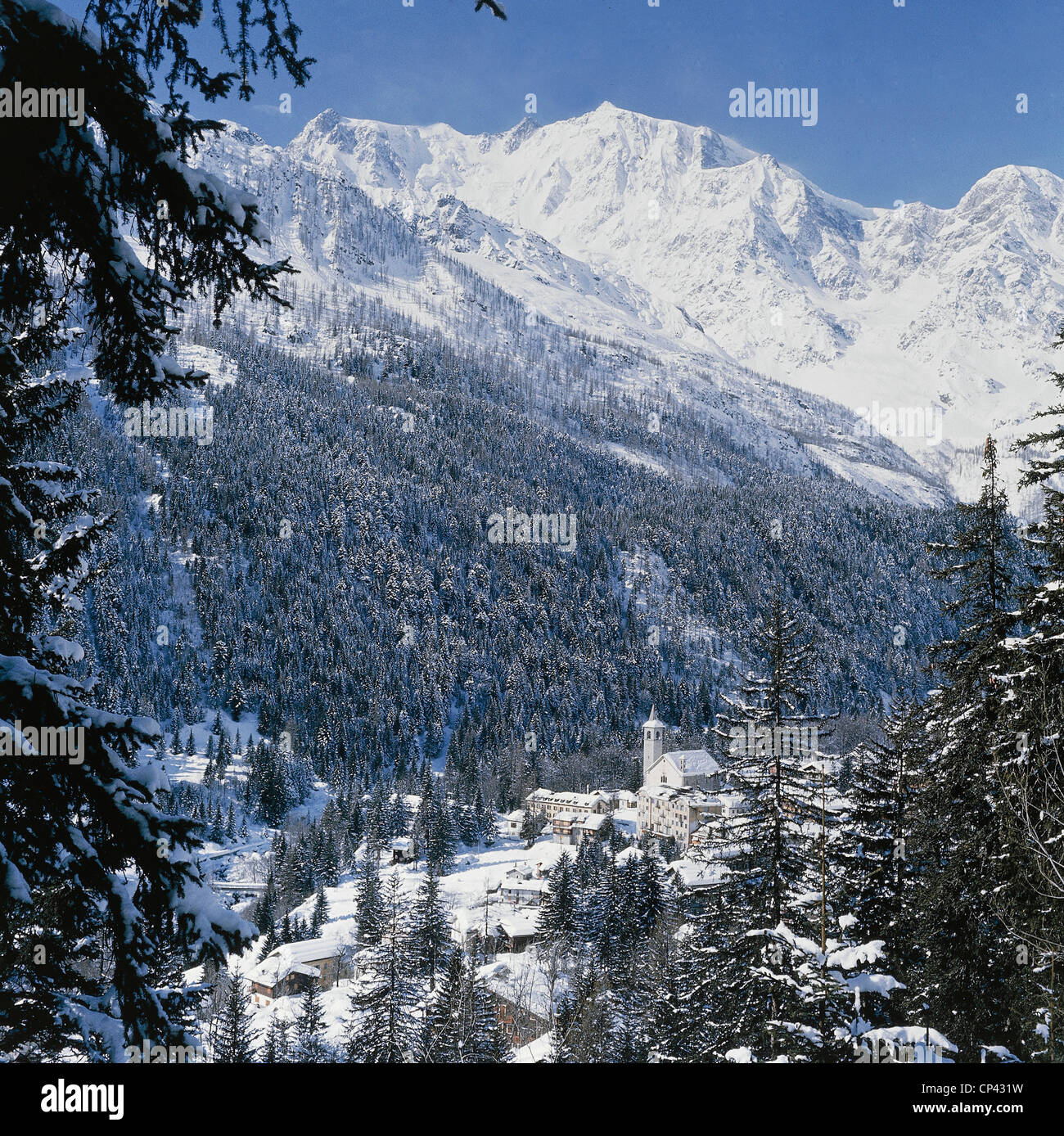 Piemonte - Alpi Pennine - Valsesia - Monte Rosa - Macugnaga (No). Foto Stock