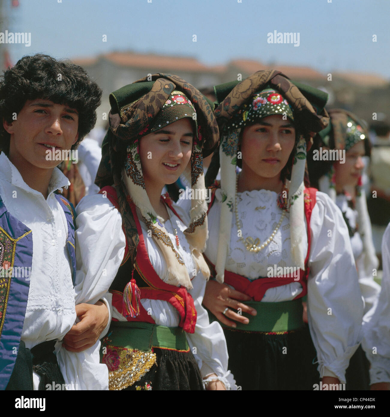 Sardegna - Samugheo (O) - costumi tradizionali Foto stock - Alamy