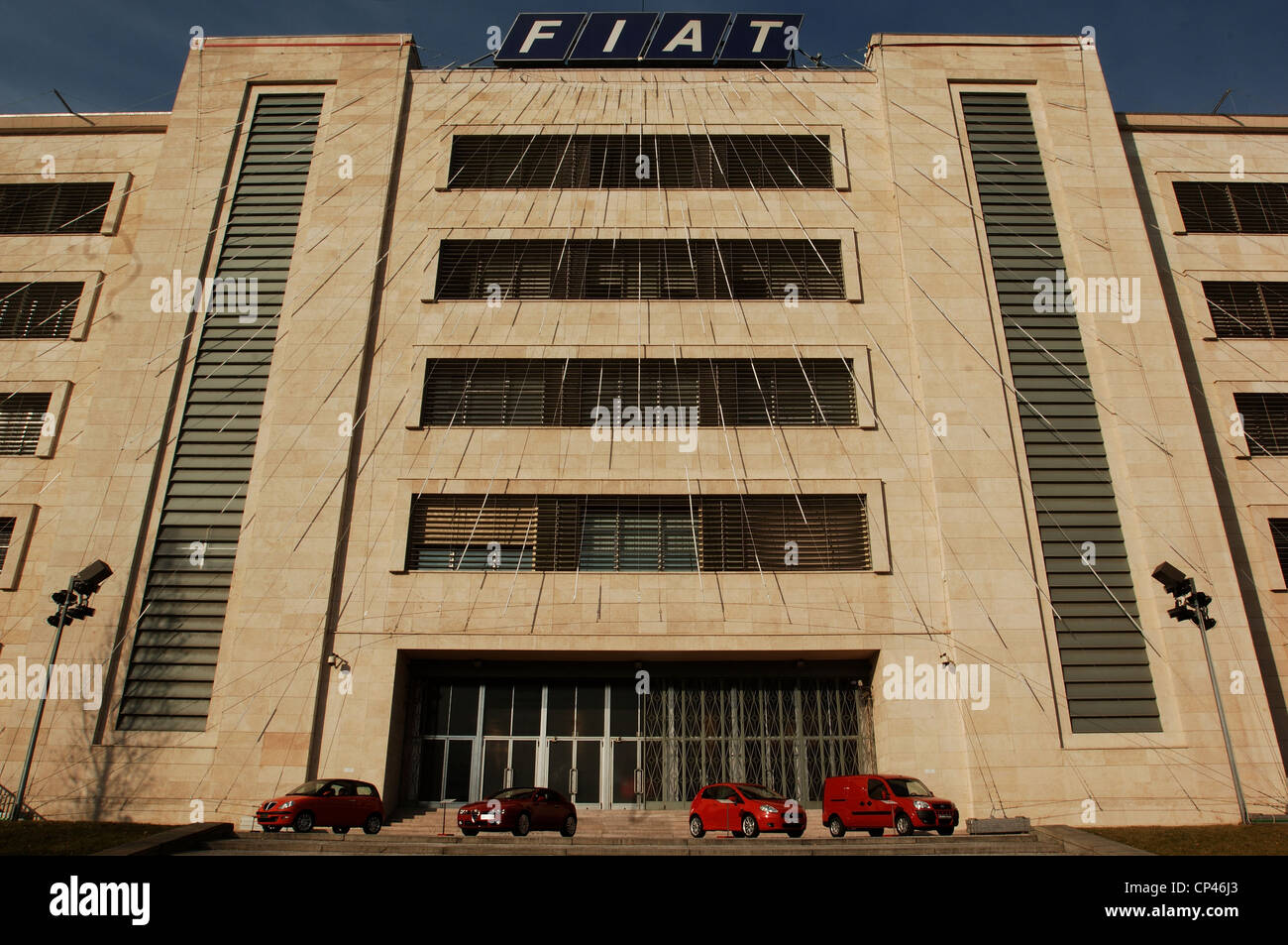 Piemonte - Torino, ingresso della Fiat Mirafiori Foto Stock