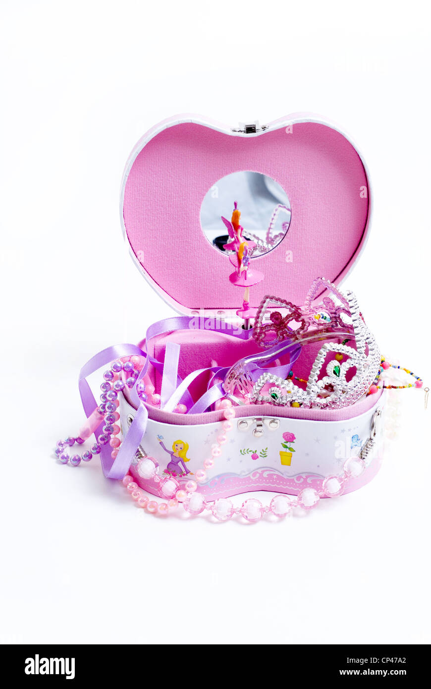 Young Teen jewelery box. Foto Stock