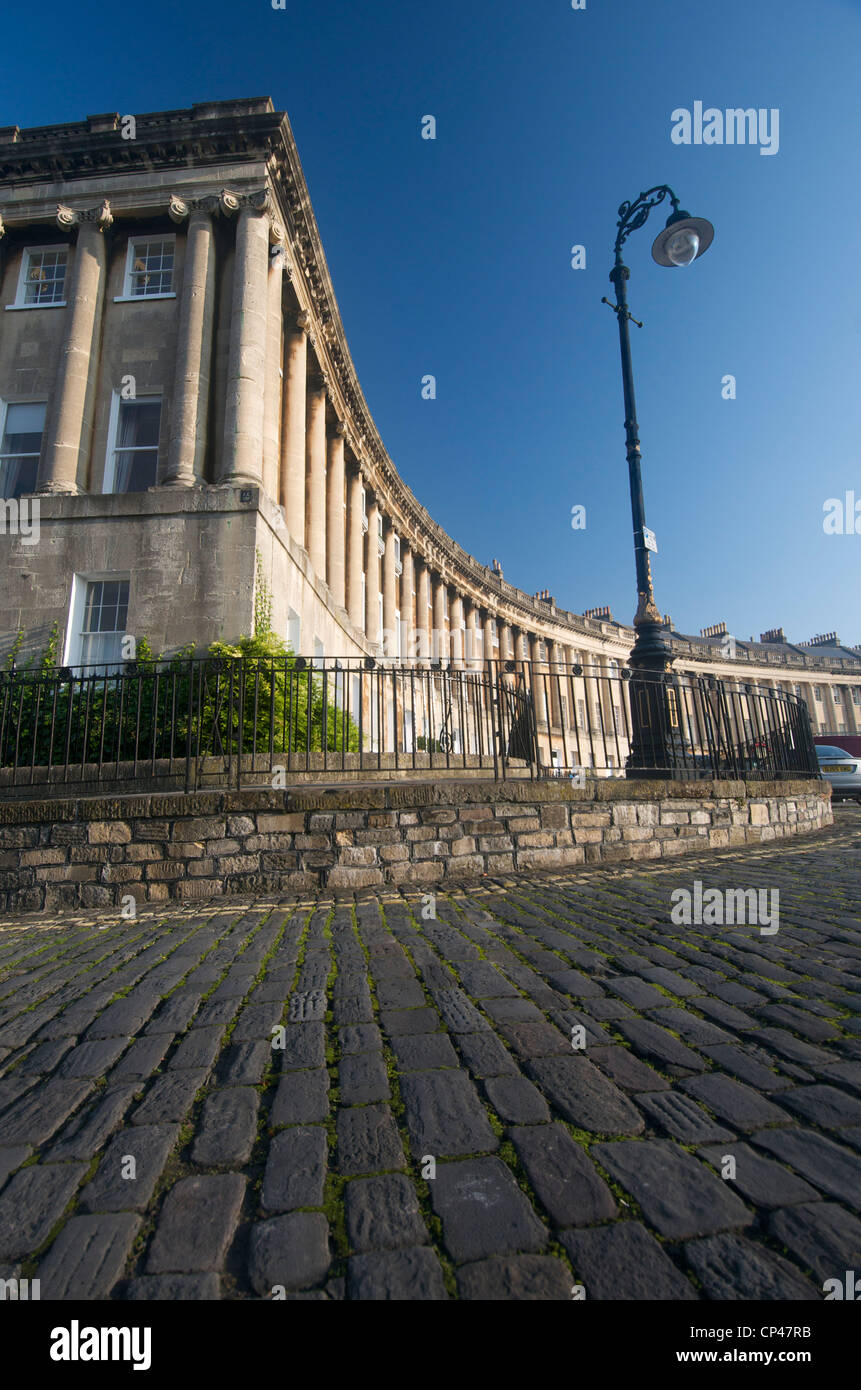 Il Royal Crescent, Bath, Regno Unito Foto Stock