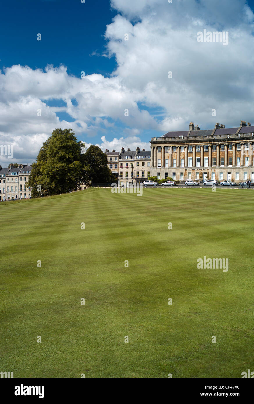 Il Royal Crescent, Bath Regno Unito Foto Stock
