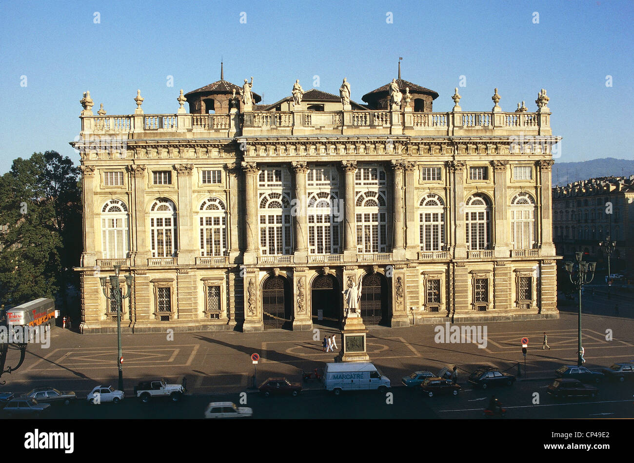 PIEMONTE TORINO facciata del Senato Foto Stock