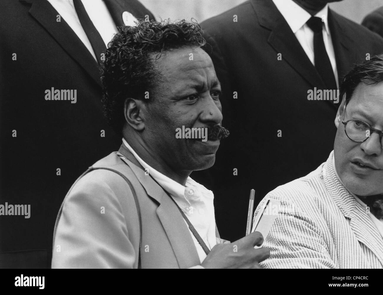 Fotografo Gordon Parks all'1963 Diritti Civili marzo su Washington. Agosto 28, 1963. Foto Stock