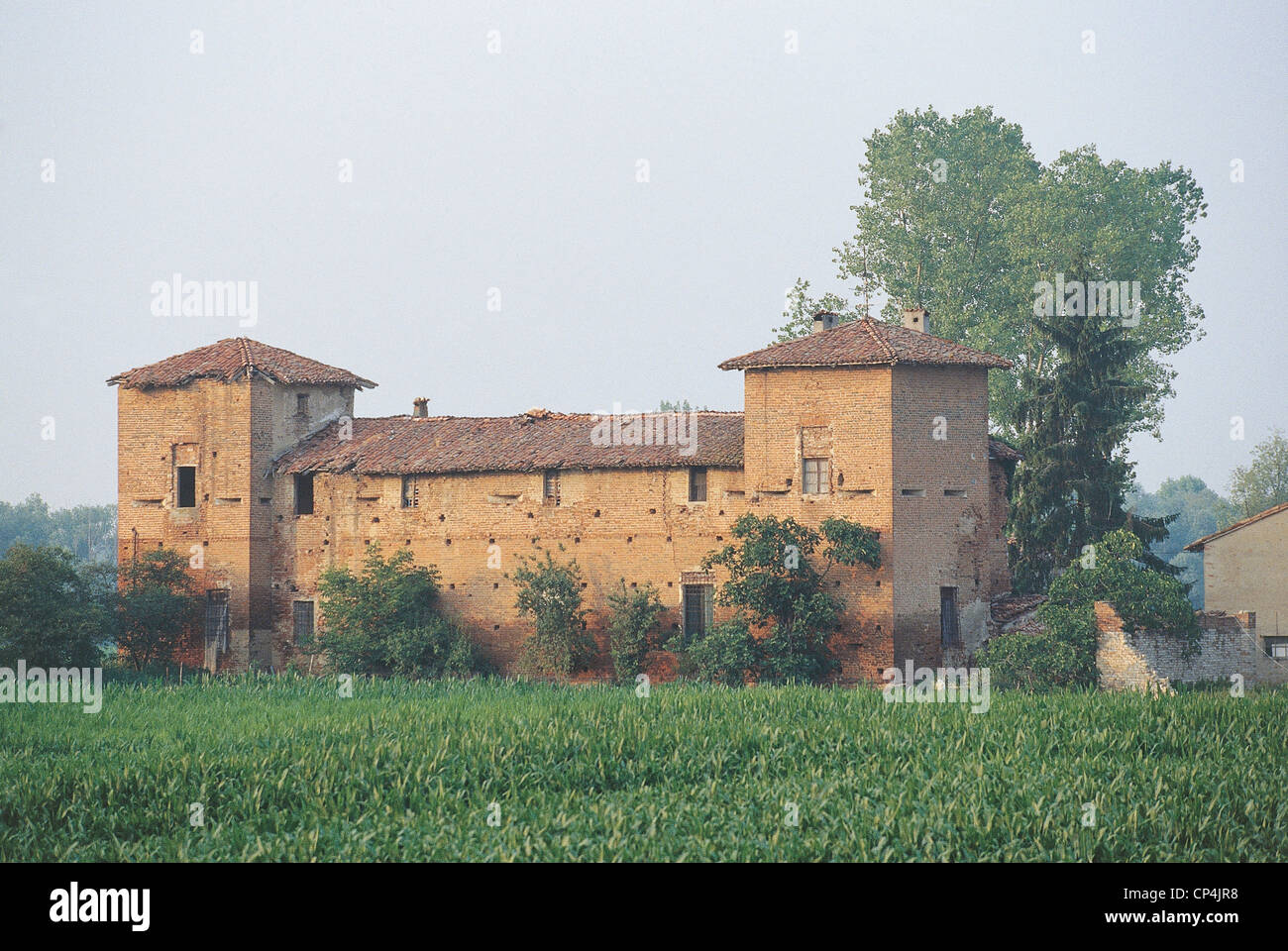 Parma Emilia Romagna Polesine Palazzo delle due torri Foto Stock