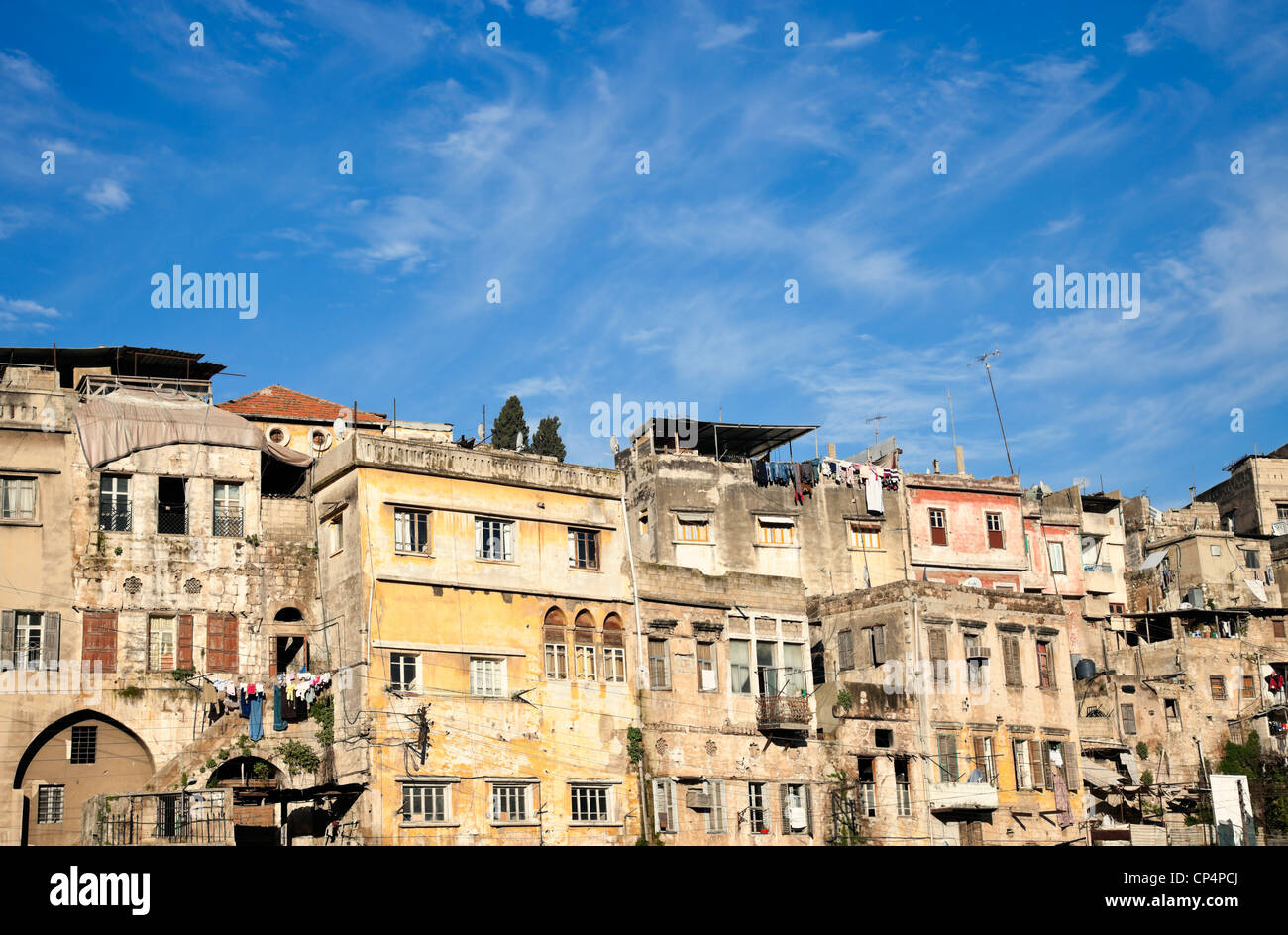 Architettura di Tripoli Foto Stock