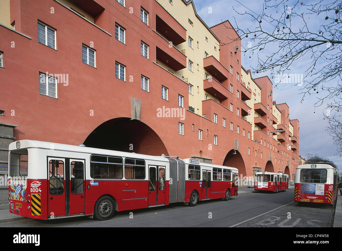 Austria - Vienna - Quarto Karl Marx-Hof. Foto Stock