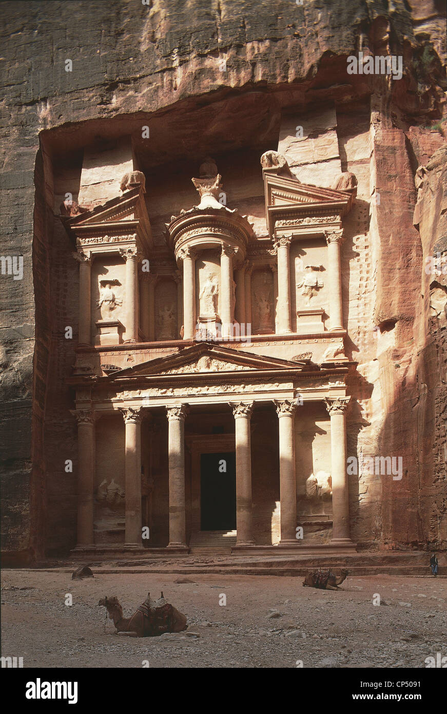 Giordania - Petra (Patrimonio Mondiale UNESCO, 1985), Al Khaznah. Foto Stock