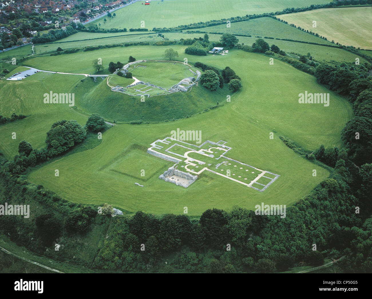 Regno Unito Salisbury Wiltshire Zona Archeologica Foto Stock