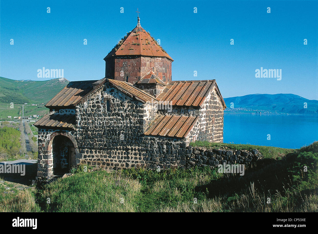 Armenia - Lago Sevan. Chiesa dei Santi Apostoli (874) Foto Stock
