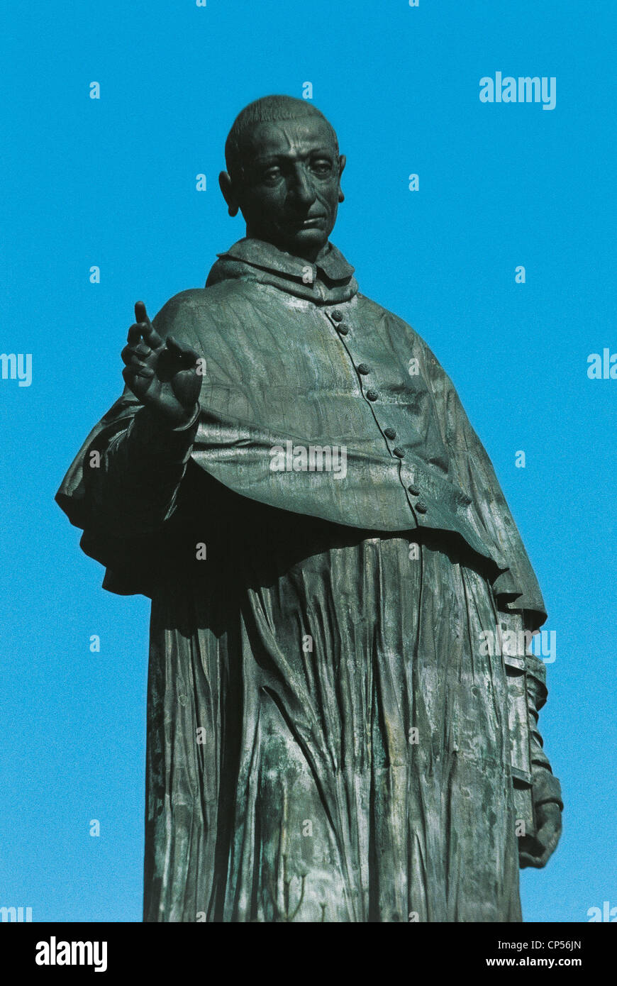 Piemonte Arona la gigantesca statua di San Carlo Borromeo Foto Stock