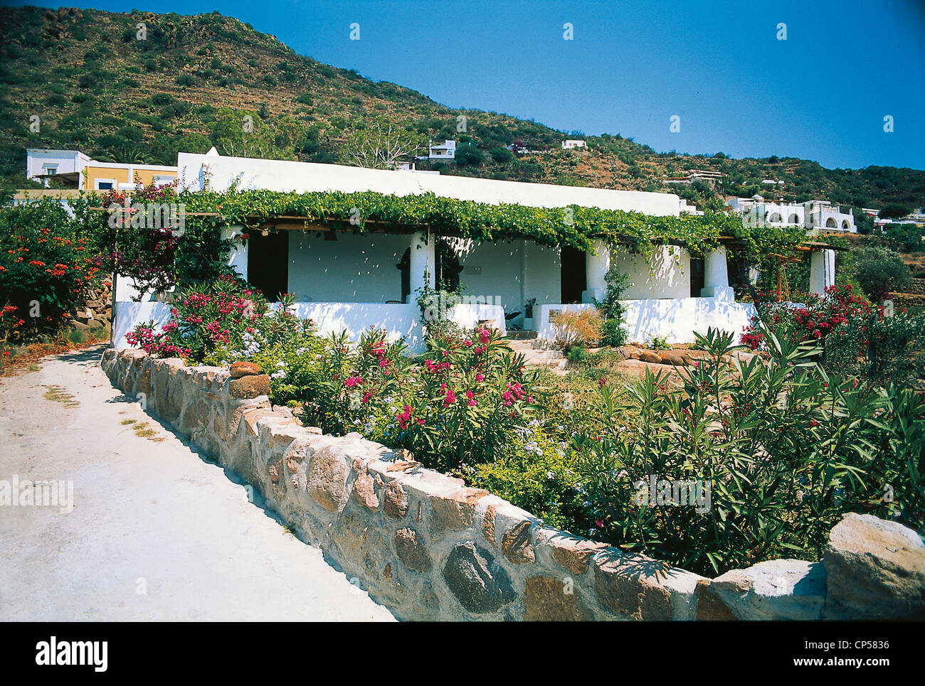 Sicilia Isole Eolie di Panarea contrada S. PIETRO HOME Foto Stock