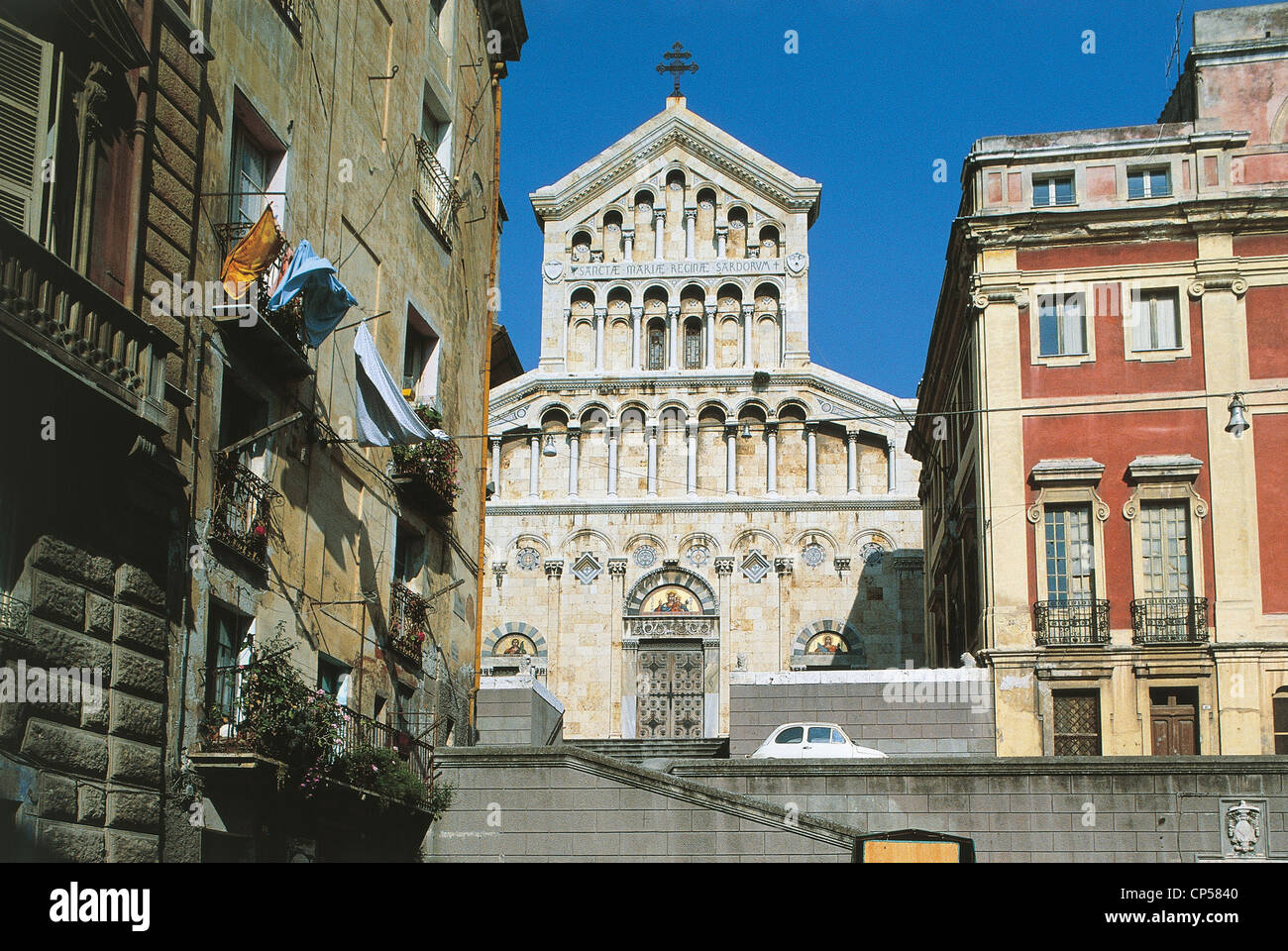 Sardegna - Cagliari. Il Duomo di Santa Maria di Castello, dedicata alla Vergine. Foto Stock