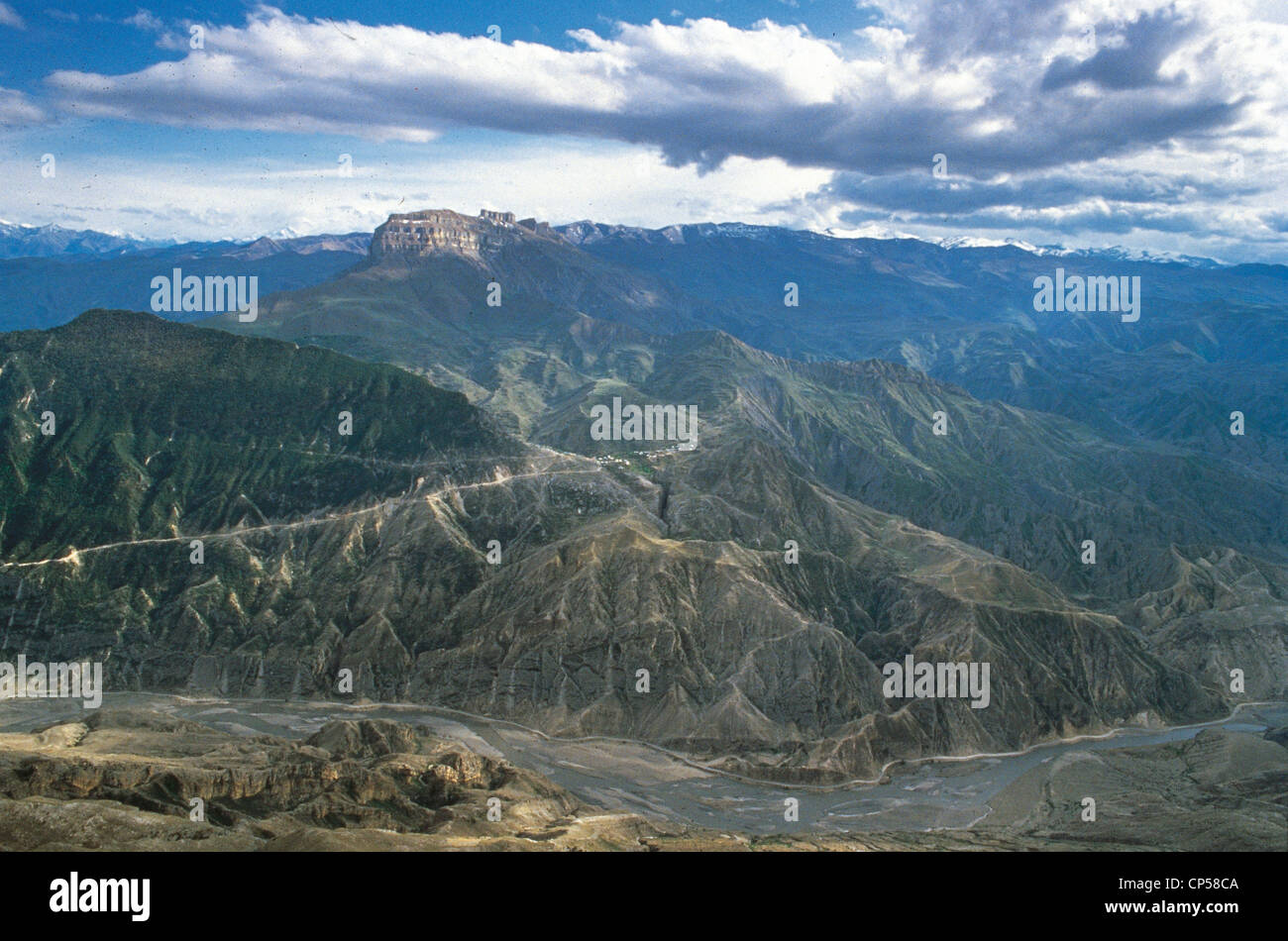 Russia - in Daghestan. Paesaggio di montagna. Foto Stock