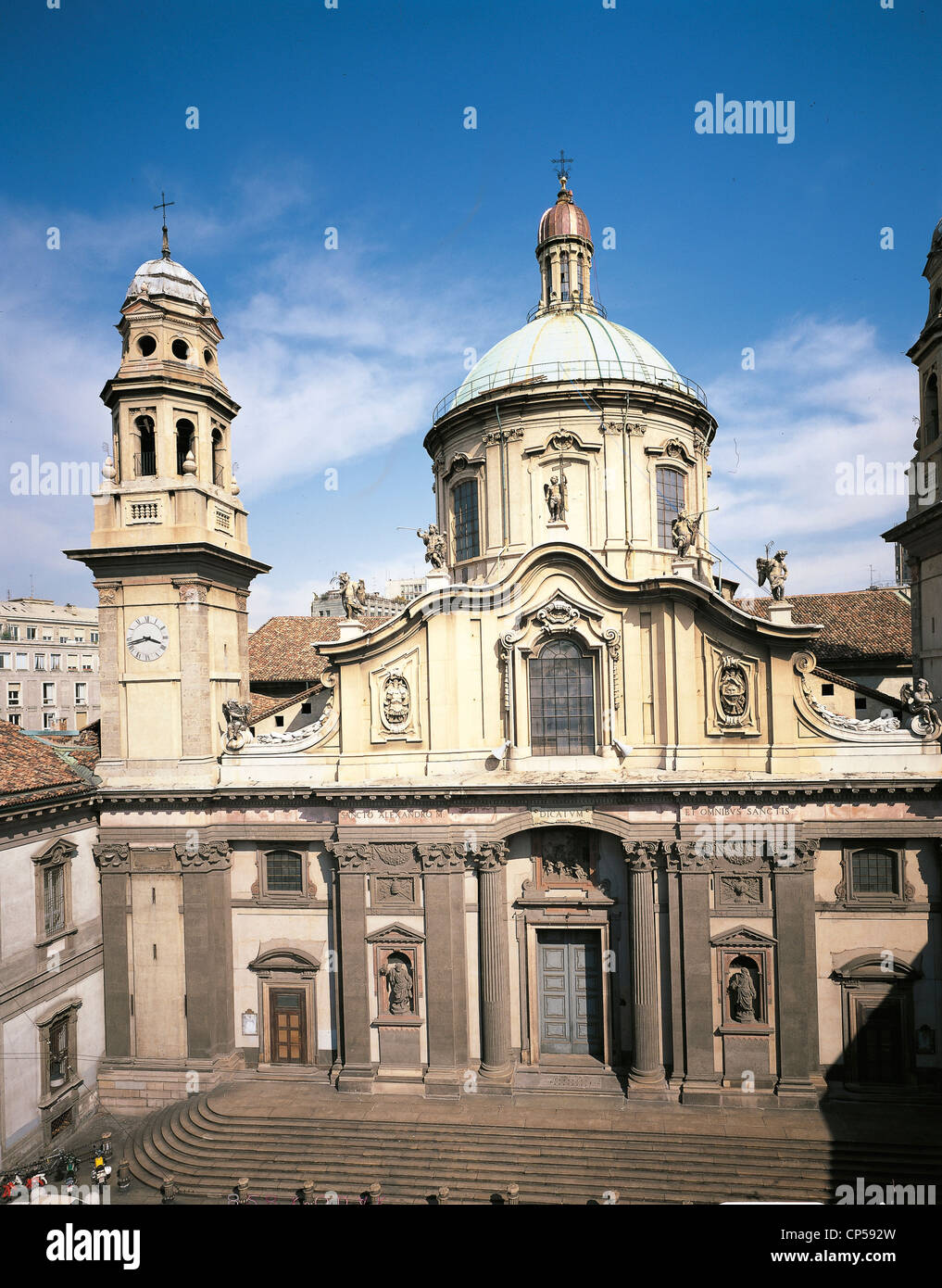 Lombardia Milano Chiesa Di Sant Alessandro In Zebedia Architetto Francesco Maria Richini 1601 Foto Stock Alamy