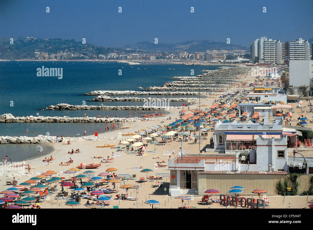 Emilia Romagna - Misano Adriatico (RN), spiaggia Foto stock - Alamy