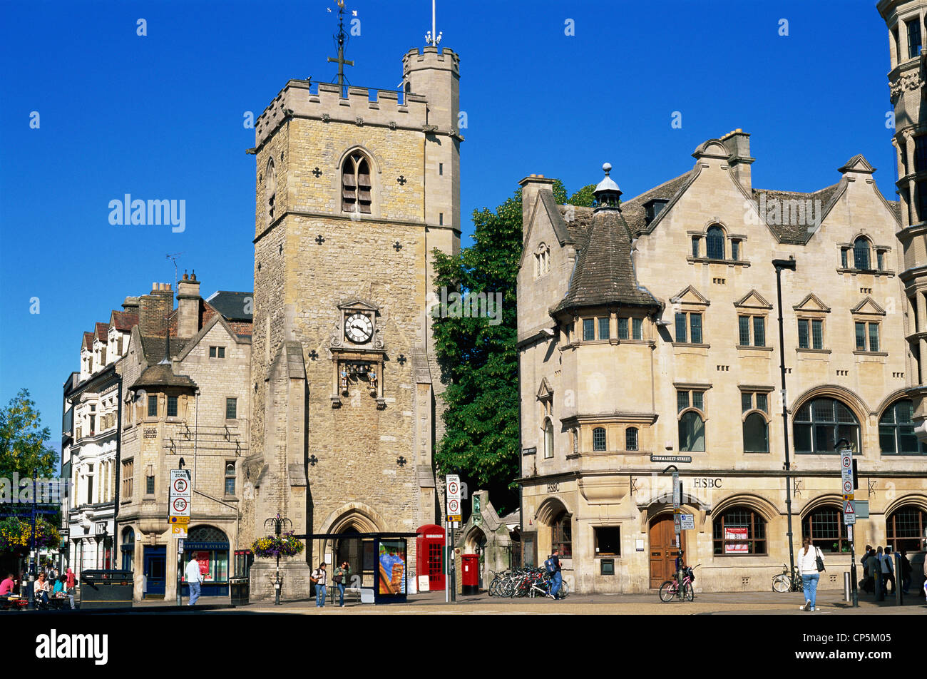 Inghilterra, Oxfordshire, Oxford, torre Carfax Foto Stock