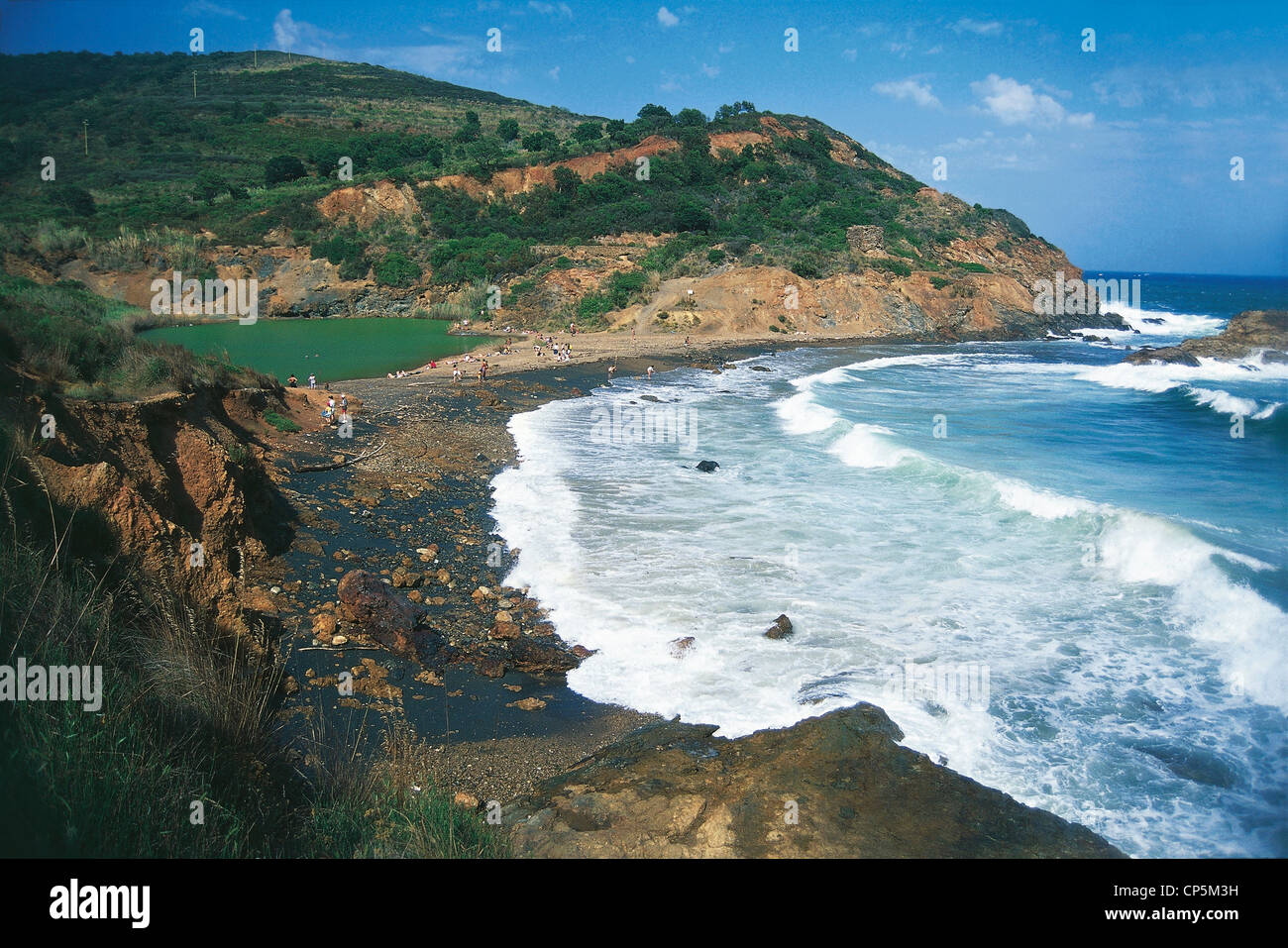 Toscana - Parco Nazionale Arcipelago Toscano - Isola d'Elba (LI) - Il lago di Terranera. Foto Stock